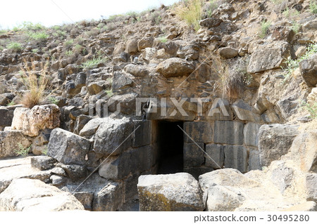 The ancient city of Beit She'an is located in the  30495280