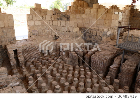 The ancient city of Beit She'an is located in the  30495419