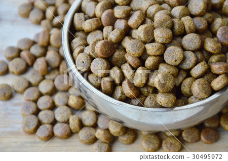 pet food in circle stainless bowl pet food in circle stainless bowl 30495972