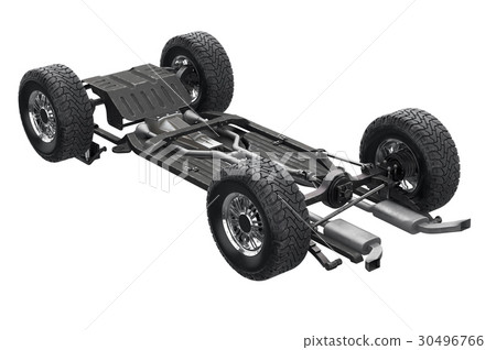 Chassis frame with wheel 30496766