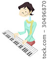 一個女人彈鋼琴 30496870