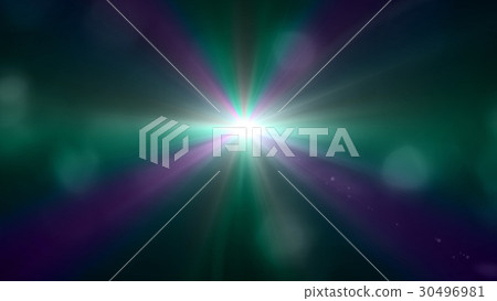 green lens flare with boke background green lens flare with boke background 30496981