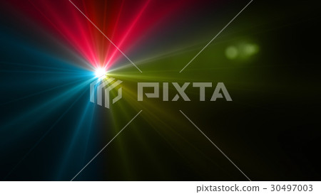 three color flash flare - Stock Illustration [30497003] - PIXTA