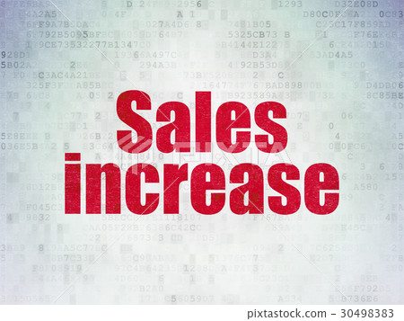 Advertising concept: Sales Increase on Digital 30498383