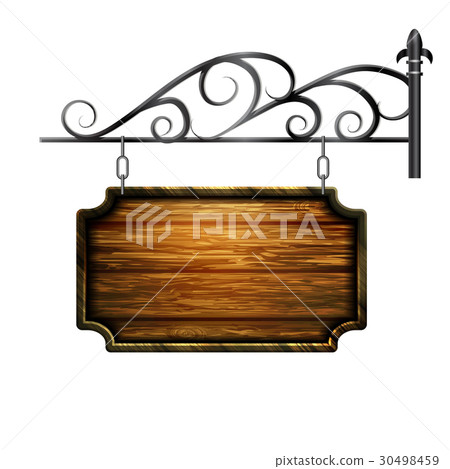 vector wooden signboard vector wooden signboard 30498459