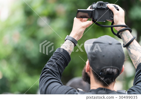 Foreign tourists 30499035