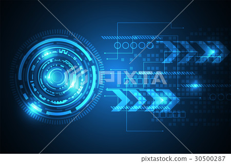 Vector abstract background technology concept. - Stock Illustration ...