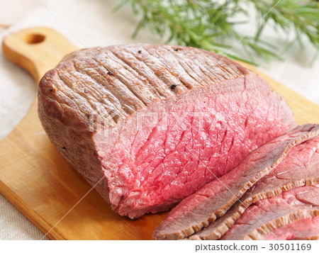 图库照片 烤牛肉