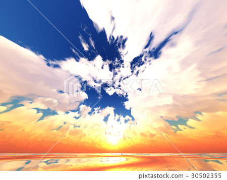 Wind and clouds with the sea Wind and clouds with the sea 30502355
