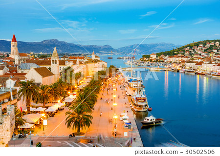 Evening view of Trogir Evening view of Trogir 30502506