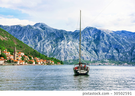 Boat sailing the mediterranean Boat sailing the mediterranean 30502591