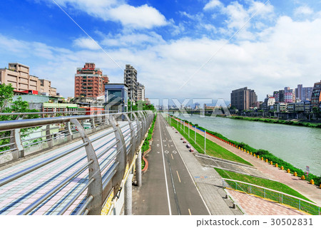 View of Taipei riverside park 30502831