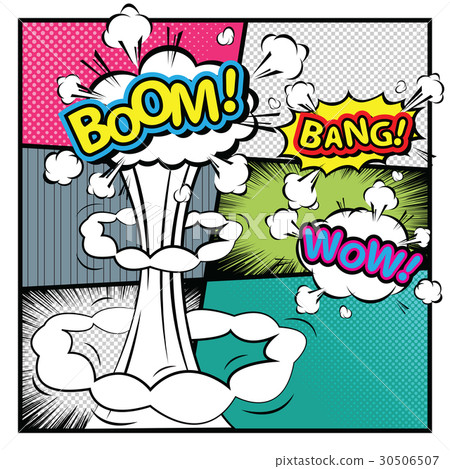 Comics Template. Vector Comic Book Illustration. 30506507