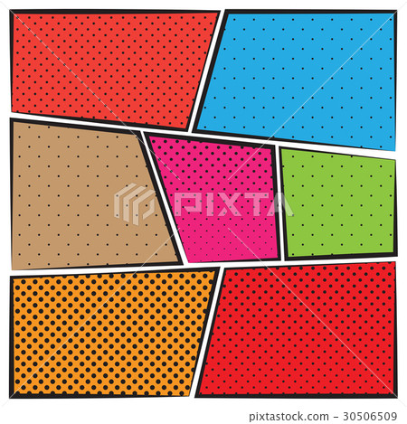 Comics Template. Vector Comic Book Illustration. 30506509