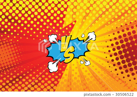 Versus. vs. Fight backgrounds comics style design. 30506522