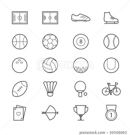 Sport Icons Line Sport Icons Line 30508063
