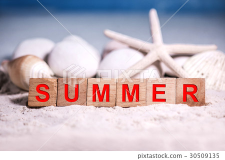 Summer sale, discount and promotion concept 30509135