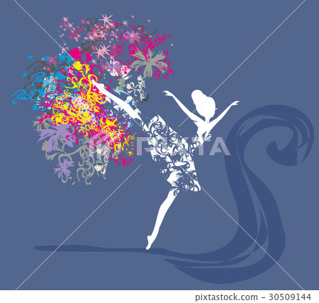 ballerina - abstract card 30509144