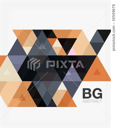 Vector abstract colorful triangle repetition 30509678