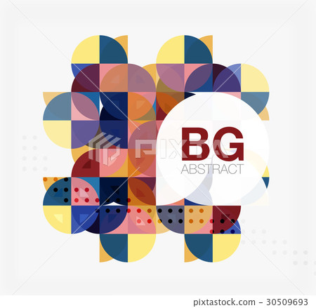 Abstract background of circle elements 30509693
