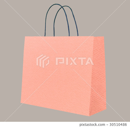 Pink shopping bag. Pink shopping bag. 30510486