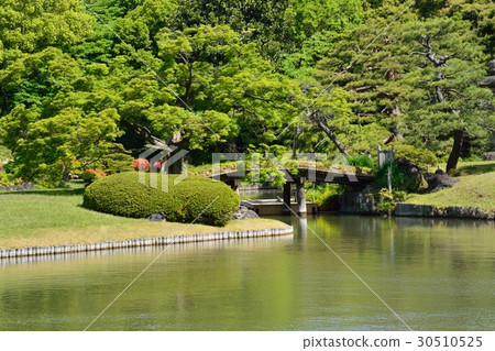 新鮮的綠色Rokugien 30510525