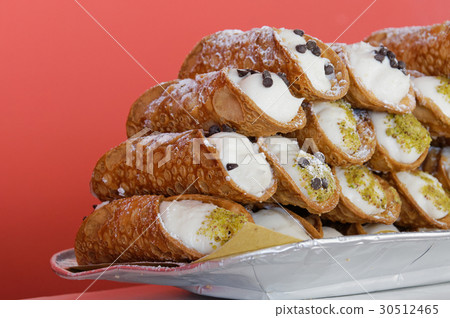 Italian baking sweet dessert Cannoli Sicilian 30512465
