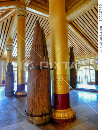 Kamboza thadi palace in Myanmar. Kamboza thadi palace in Myanmar. 30512779