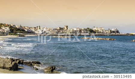 Ischia Island, landscape with beach of Forio 30513495