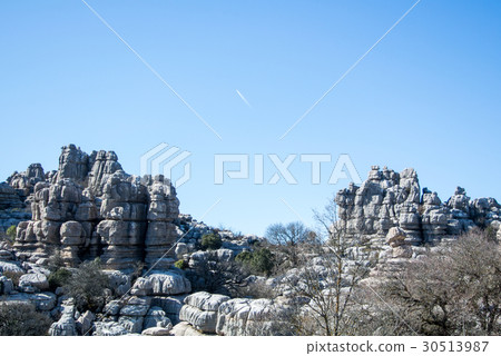 Winter in mountains without snow, El Torcal Winter in mountains without snow, El Torcal 30513987