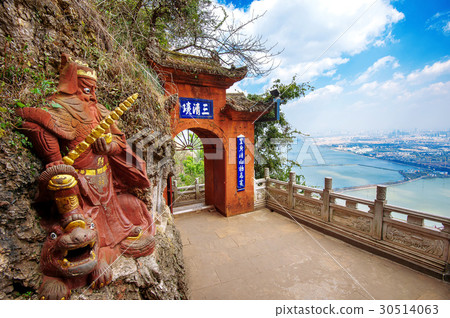 The gate of Xishan Mountain Park in Kunming. The gate of Xishan Mountain Park in Kunming. 30514063