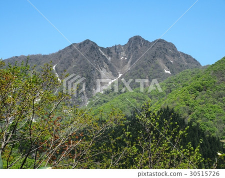 彰化山被新鮮的綠色鳥取Aozora所包圍 30515726