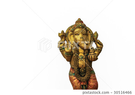 Ganesha on a white background - Stock Photo [30516466] - PIXTA