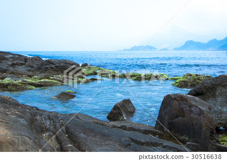 基隆，八公，海濱公園，海洋科學博物館，深Aoshiga線，海開科，海岸，海岸線，乾燥潮間帶 30516638