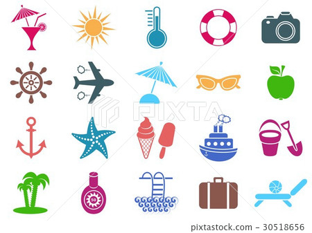 Summer icons 30518656