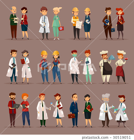 Employee and workers for medical professions 30519051