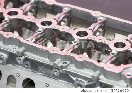 New auto parts for cars on a white background  30520070