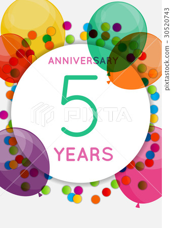 Template 5 Years Anniversary Congratulations Template 5 Years Anniversary Congratulations 30520743