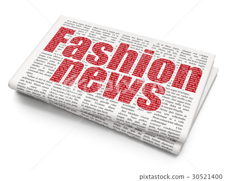 News concept: Fashion News on Newspaper background 30521400