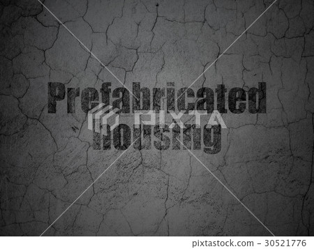 Building construction concept: Prefabricated Building construction concept: Prefabricated 30521776