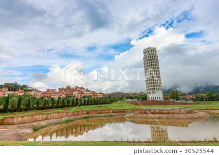 Piza tower at Toscana Valley in Thailand Piza tower at Toscana Valley in Thailand 30525544