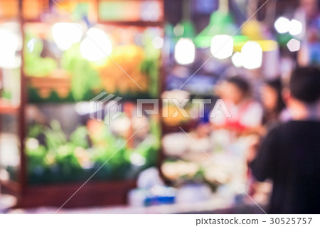 Blurred people walking siting in the float market Blurred people walking siting in the float market 30525757