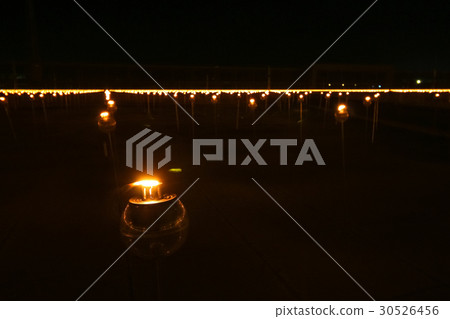 Closeup candle to pay respect to lord buddha Closeup candle to pay respect to lord buddha 30526456