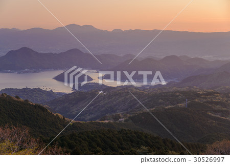 [靜岡縣]沼津市浦浦灣的曙光 30526997