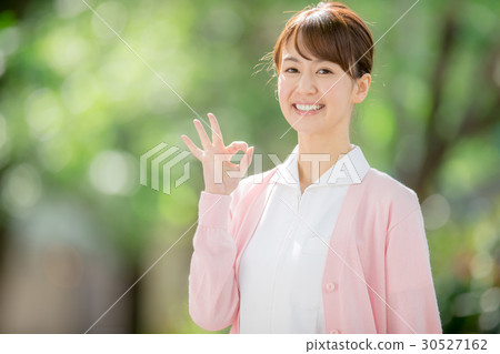 好的·護士·鮮綠色 30527162