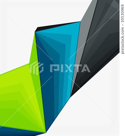 Low poly geometric 3d shape background Low poly geometric 3d shape background 30530969
