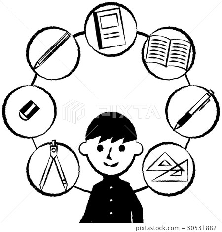 Student study Men's upper body 30531882