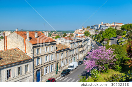 Historic buildings in Angouleme, France 30532318