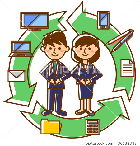 Worker male female whole body 30532385