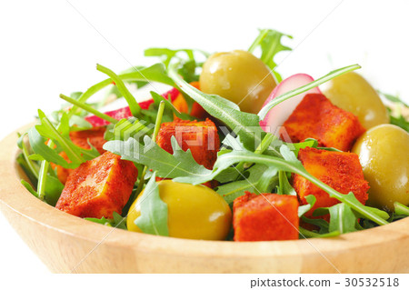vegetable salad with cheese vegetable salad with cheese 30532518